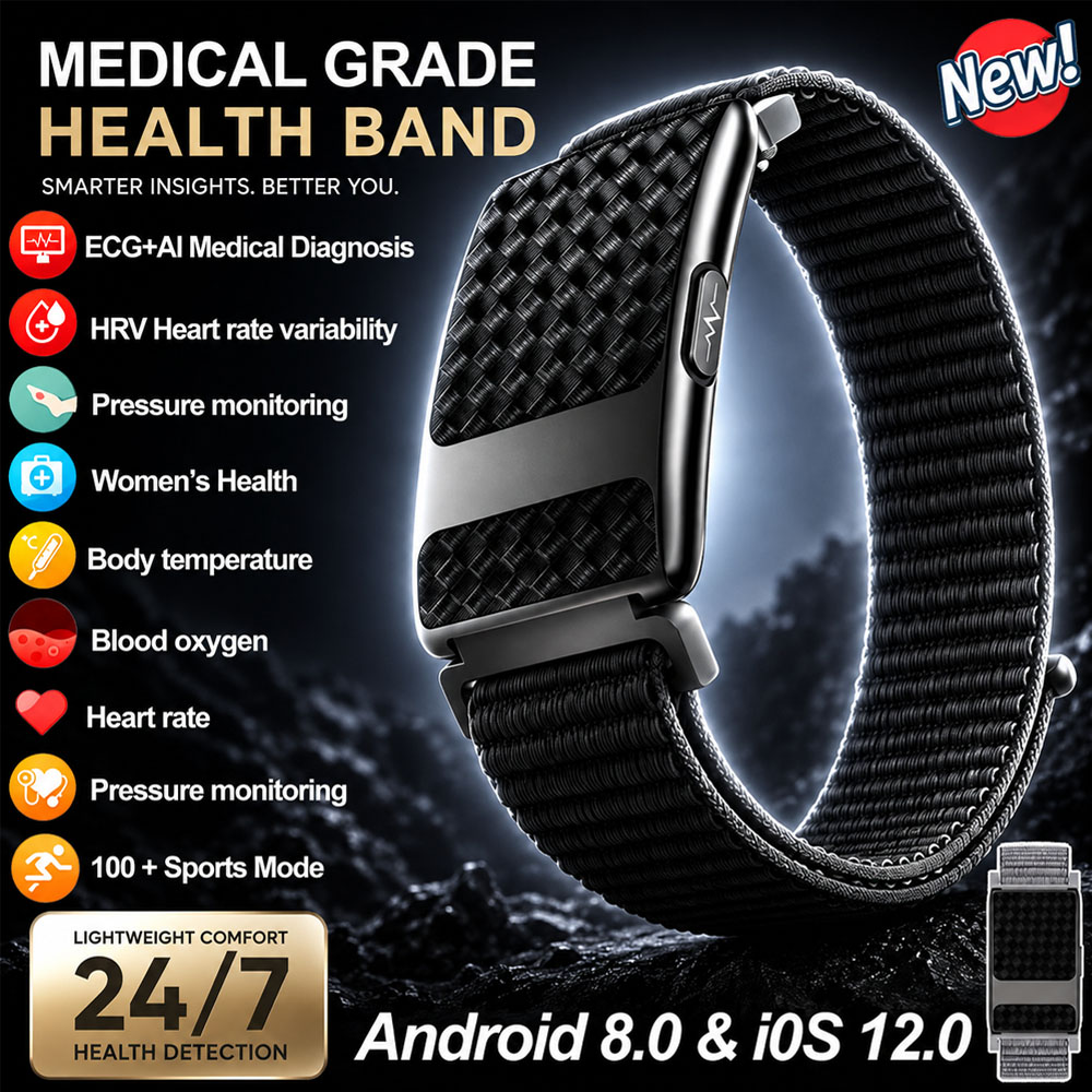 Fall Detection Watch - 2026 New GPS Trajectory AI Health
