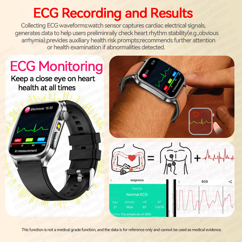 2026 New Non-Invasive Laser Tr - огляд і ціна Fall Detection Watch