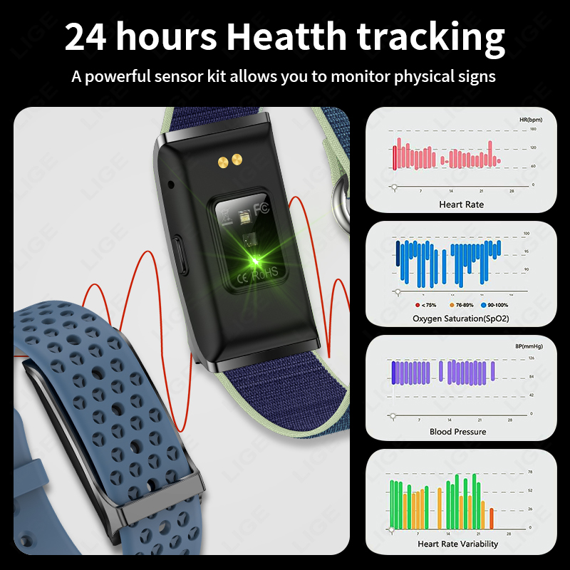 New Sport Fitness Tracker Smar - огляд і ціна Fall Detection Watch