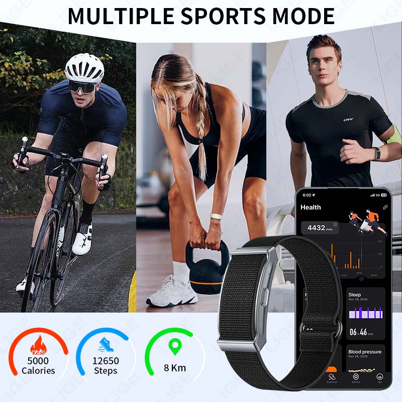 LIGE No Screen Sports Fitness  - огляд і ціна Fall Detection Watch